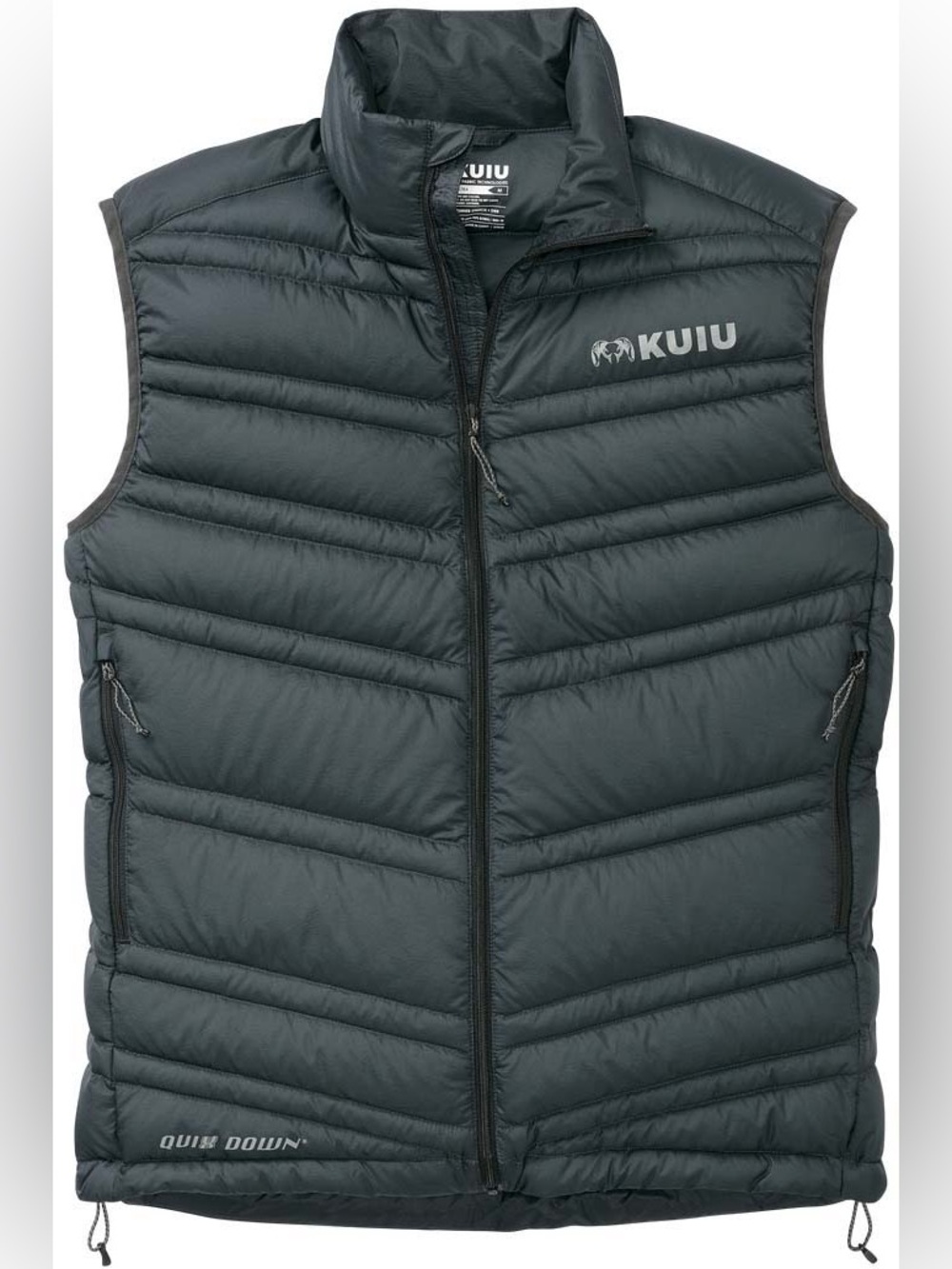 Kuiu Super Down Ultra Vest Size Medium Charcoal Grey